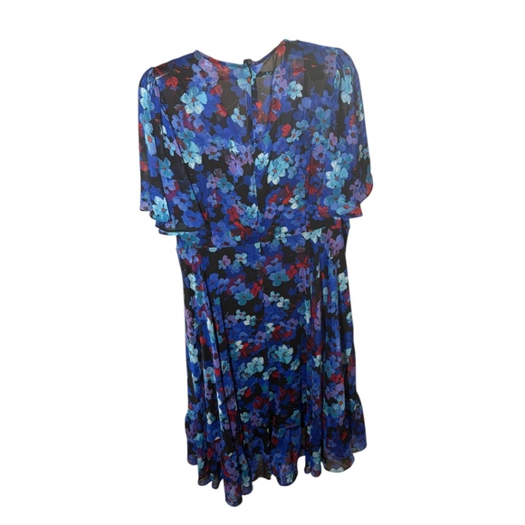 Calvin Klein Women's Plus Size  Floral Printed High-Low Shift Dress Size W20/2X - Picture 5 of 12